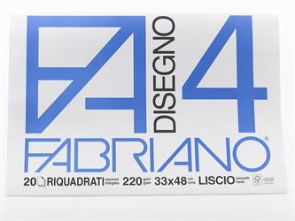 BLOCCO FABRIANO F4 20FG 33X48 RIQUADRATO 05201797