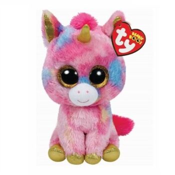 BEANIE BOO TY Peluche Unicorno Fantasia 42 cm