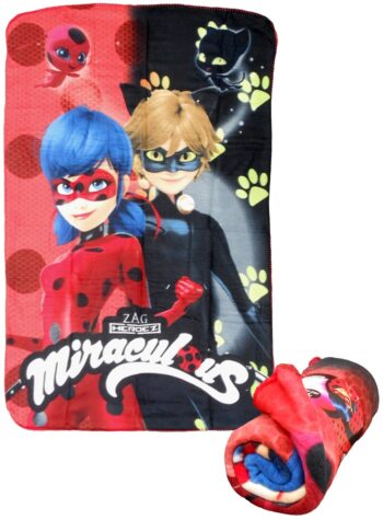 Miraculous Ladybug Plaid Pile