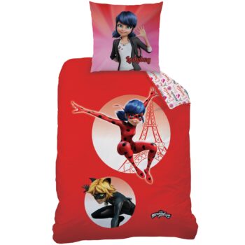 Miraculous Ladybug Parure copripiumino per letto singolo