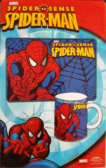 Spiderman Set colazione tovaglietta e tazza mug