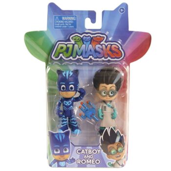 Pj Masks Blister 2 personaggi Gattoboy e Romeo