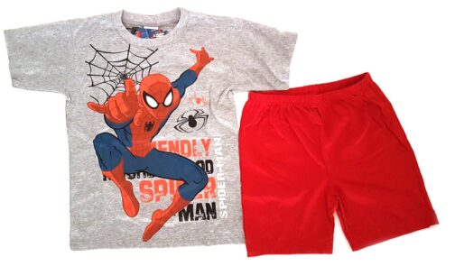 Completo T-shirt e bermuda Spiderman