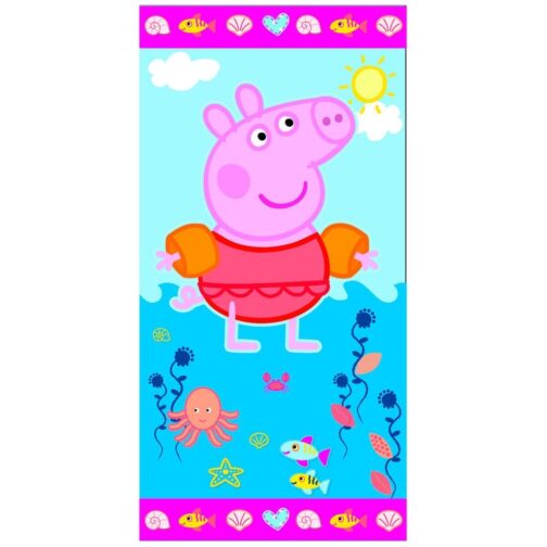 Asciugamano Telo Mare Peppa Pig Braccioli