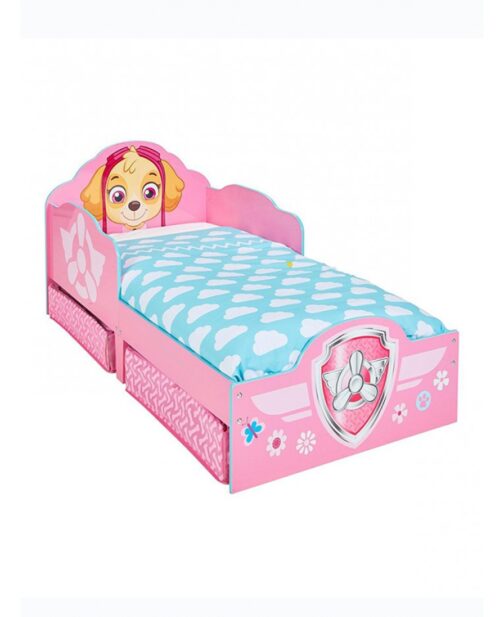 Paw Patrol lettino bimba Skye con cassetti