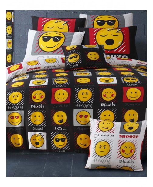 Emoji Parure copripiumino singolo Expressions