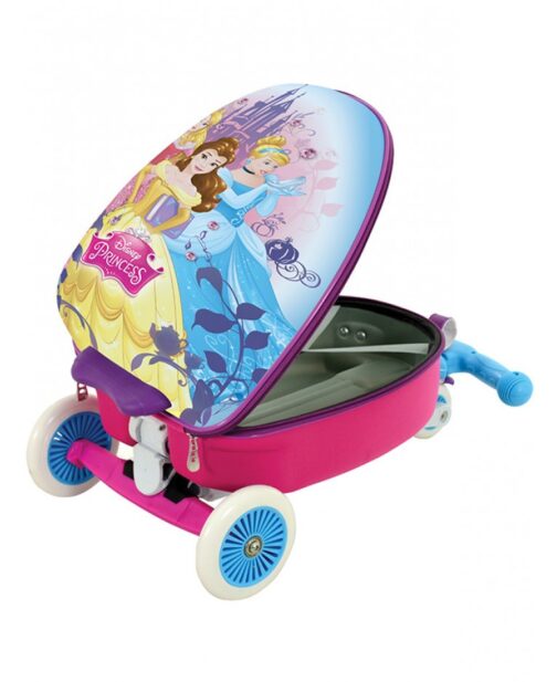 Principesse Disney Monopattino con valigia 3 in 1