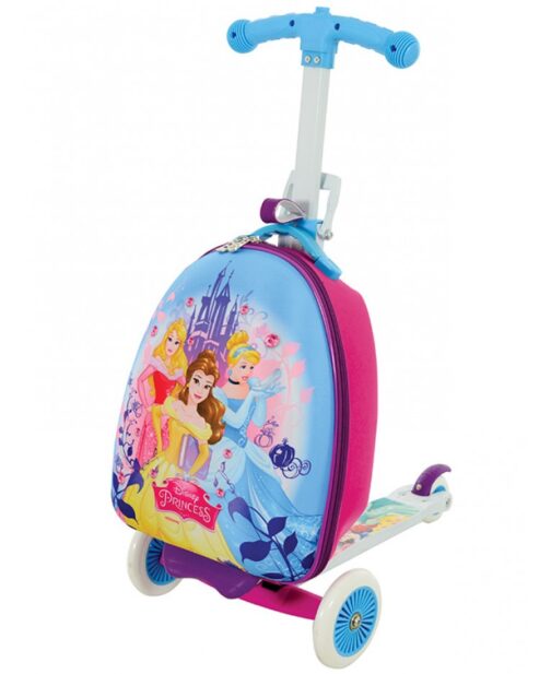 Principesse Disney Monopattino con valigia 3 in 1