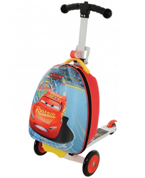 Disney Cars Monopattino con valigia 3 in 1