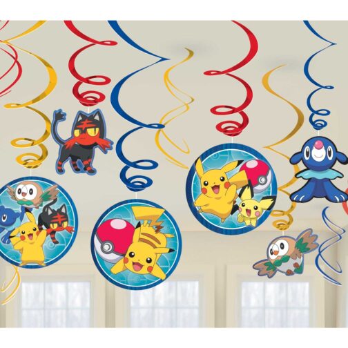 Pokèmon decorazioni pendenti festa a tema