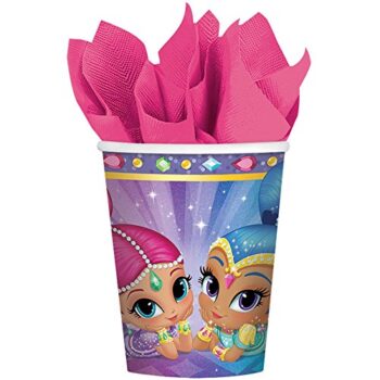 Shimmer and Shine confezione 8 bicchieri festa