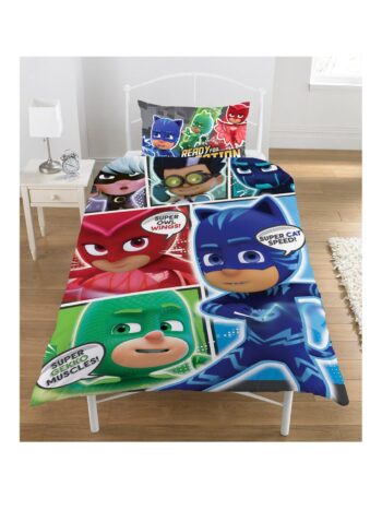 Pj Masks Parure copripiumino singolo Super Pigiamini