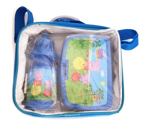 Peppa Pig e George Set Portamerenda e Borraccia