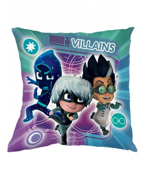 PJ Masks Cuscino Imbottito Eroi Vs Cattivi