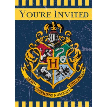 Harry Potter confezione 8 inviti festa a tema