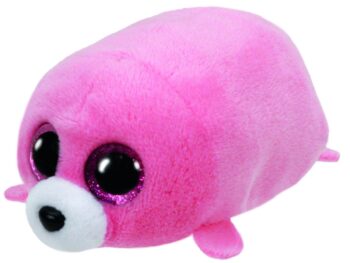 Peluche Teeny Ty Foca rosa Seaweed 9 cm