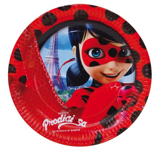 Miraculous Ladybug - Confezione 8 Piatti festa