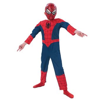 Costume bambino Spiderman 7-8 anni DeLuxe