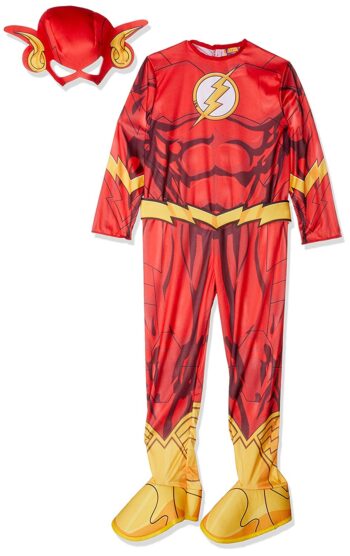 Costume Flash con muscoli 3-4 anni