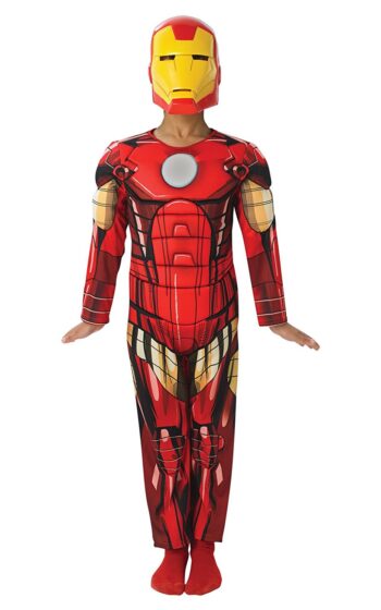 Costume Iron Man con Muscoli 7-8 anni