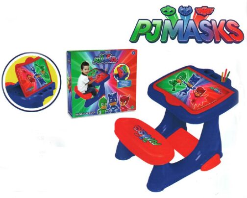 Pj Masks Banco Scuola in plastica Super Pigiamini