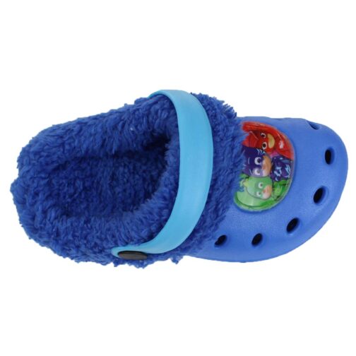 Ciabatte tipo Crocs con pelliccia Pj Masks