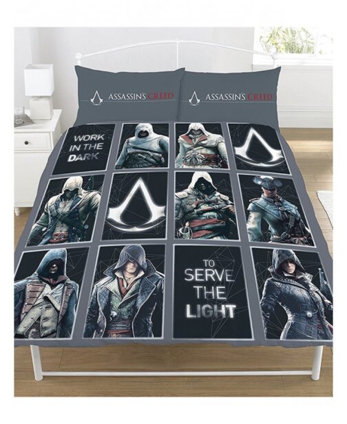 Parure copripiumino letto doppio Assassin's Creed