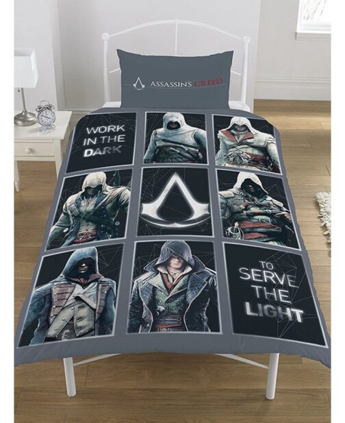 Parure copripiumino letto singolo Assassin's Creed