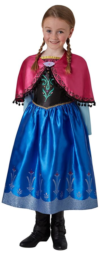 Costume bambina Disney Frozen Anna DeLuxe 7-8 anni