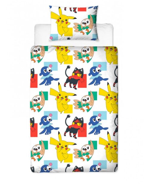 Parure copripiumino singolo Pokemon Newbies