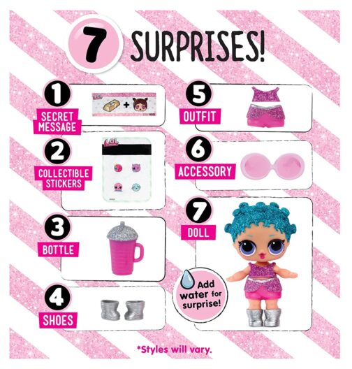 Giochi Preziosi LOL Surprise Glitter: Sfera con Mini Doll a Sorpresa