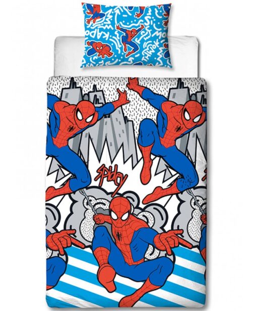 PARURE COPRIPIUMINO SINGOLO SPIDERMAN POPART