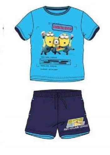 completo t-shirt e pantaloncino MINIONS