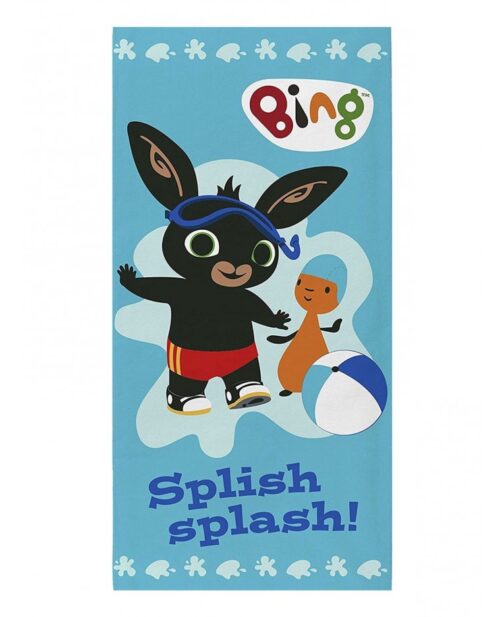 asciugamano telo mare Bing Bunny Splish Splash