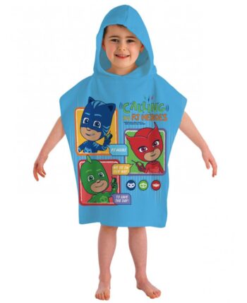 Pj Masks Accappatoio Poncho Super Pigiamini