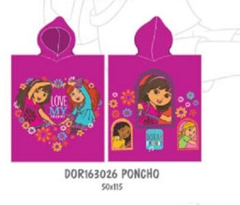 accappatoio poncho dora l'esploratrice