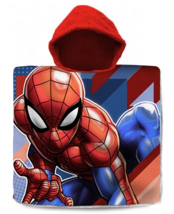 accappatoio poncho spiderman