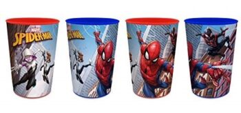 bicchiere in plastica marvel spiderman