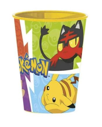 bicchiere in plastica pokemon