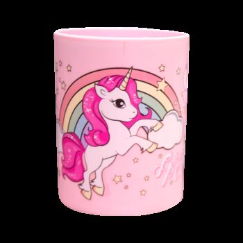 tazza in plastica unicorno