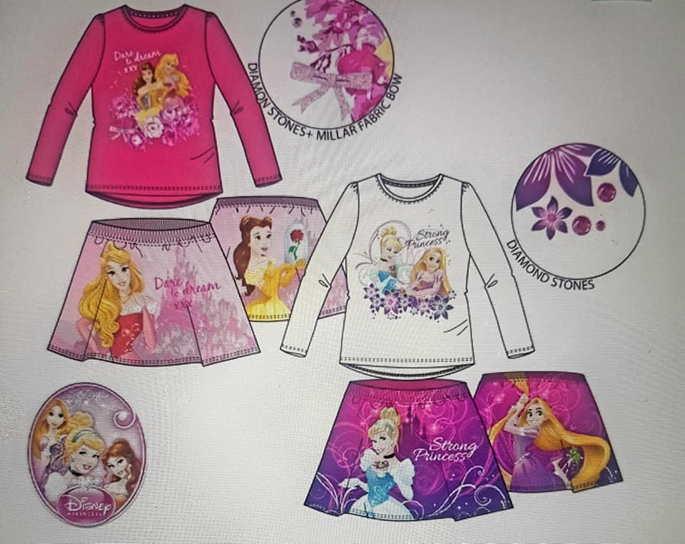 T-SHIRT LA DOTTORESSA PELUCHE DISNEY PRINCIPESSE ABBIGLIAMENTO BAMBINI STOCK
