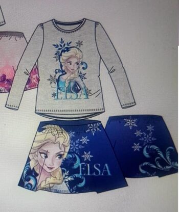 COMPLETO FROZEN DISNEY T-SHIRT + GONNA