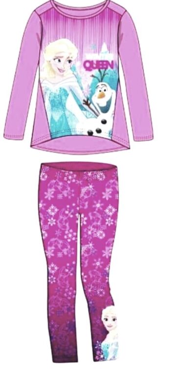 completo disney frozen con leggings