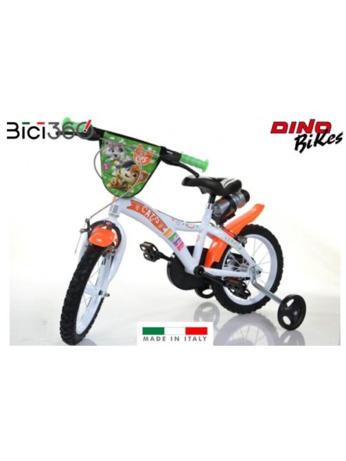 bicicletta con rotelle 44 gatti 16' pollici