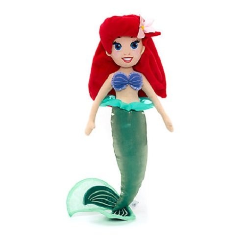 The Little Mermaid Disney Store ufficiale Ariel 55cm Morbido peluche Toy Doll