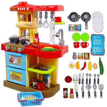 Cucina Giocattolo con Luci e Suoni My Little Chef - Include 30 Accessori