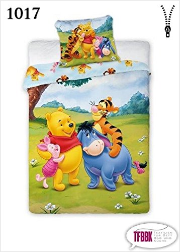 Set copripiumino federa Disney Winnie The Pooh lettino baby 100 x 135 