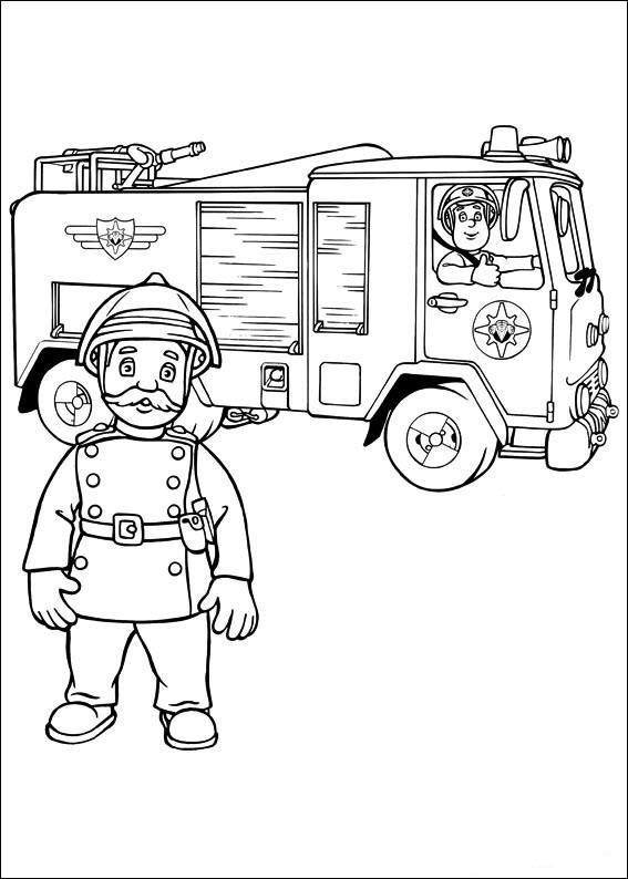 17 fantastici disegni da stampare e colorare di Sam il Pompiere