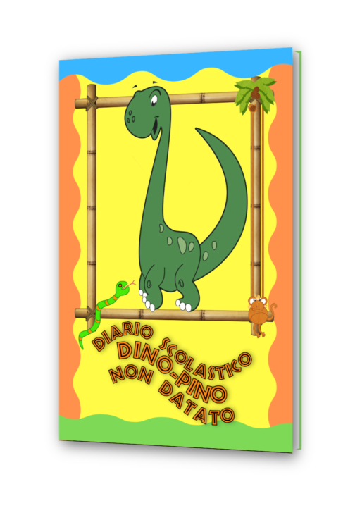 copertina diario dinosauri 3d